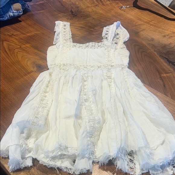 Free People White Lace Mini Dress - Picture 3 of 5